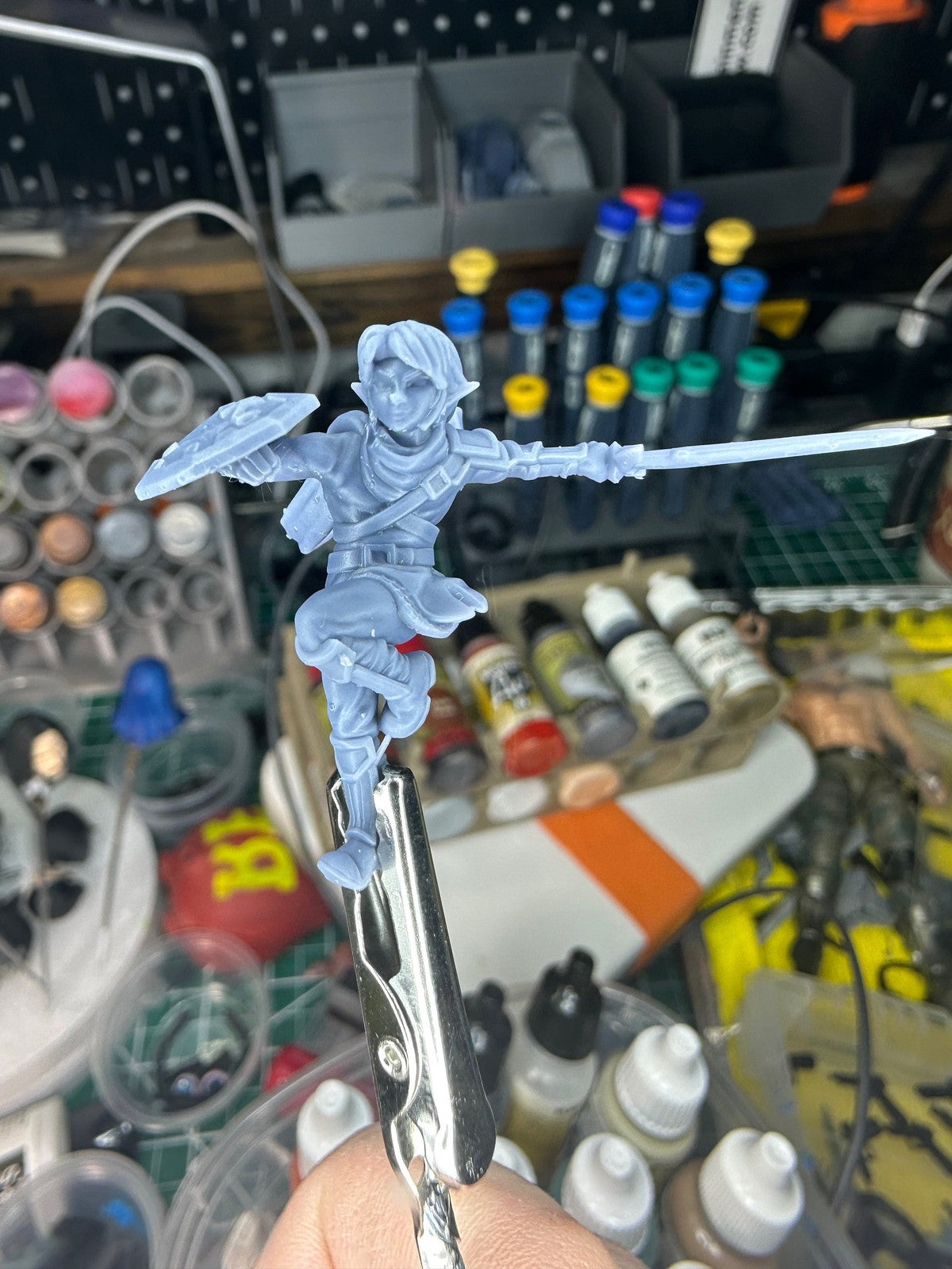 Elven Adventurer - 40mm Miniature | DnD Mini | Superhero Miniature | RN EStudios