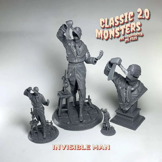 Invisible Man | Miniature | Heroes & Beasts | Classic Movie Monsters | DnD | Ta