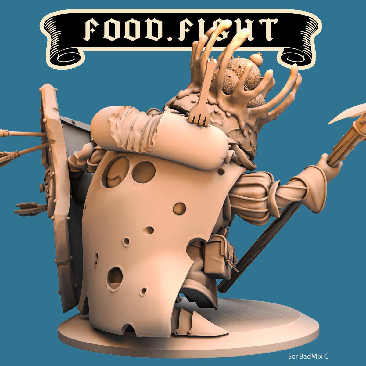 Sir Bad Mix -- Food Fight! tabletop gaming DnD 32mm | 75MM