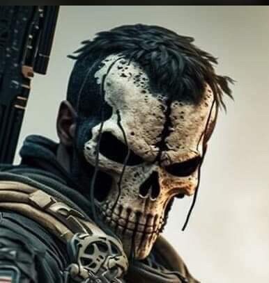 Skull trooper, punisher head 1/12 head GI Joe classified 1:12 mezco marvel lege