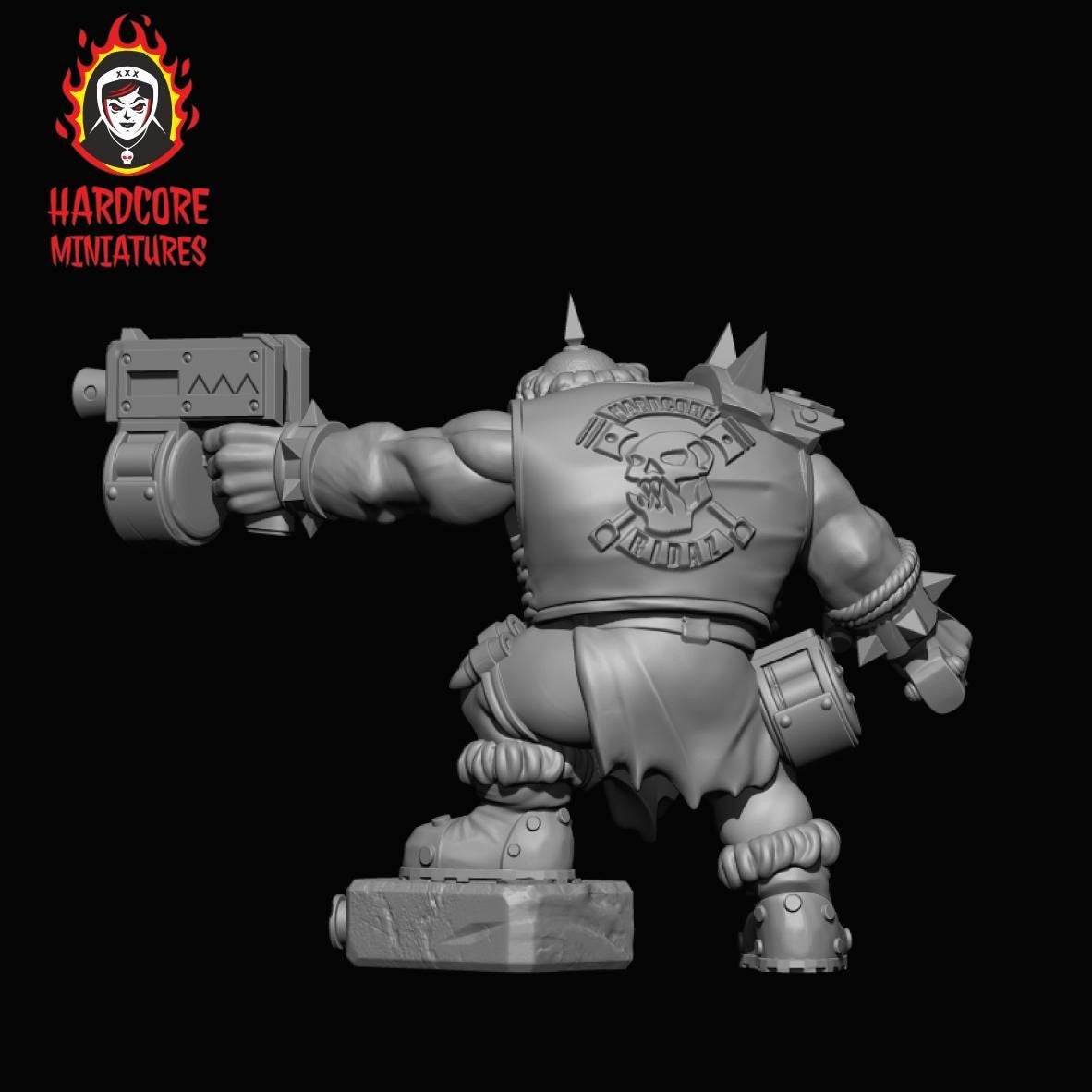 Hardcore Rider ORC : 32mm table top mini army builder