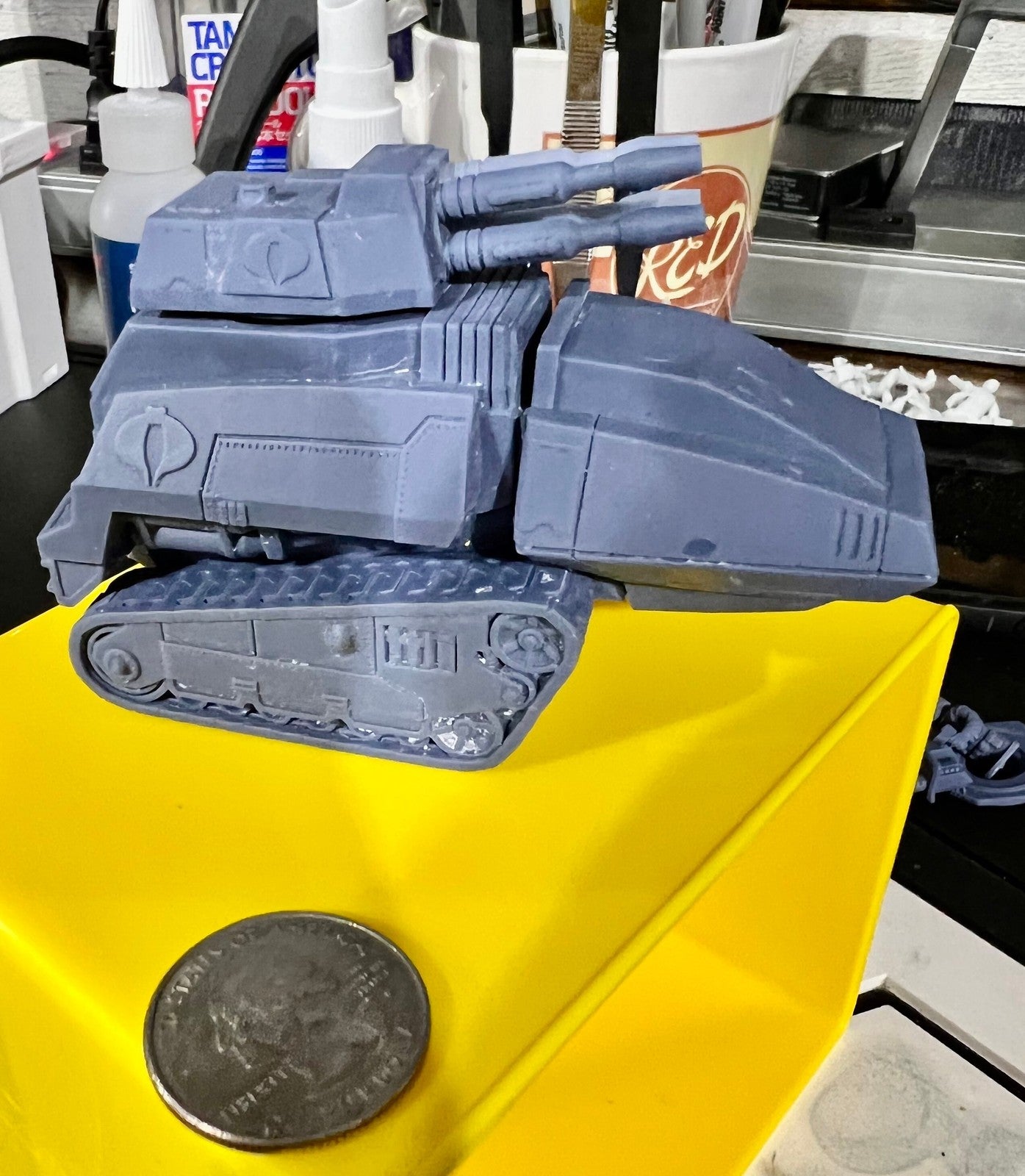 H.I.S.S. Venom Sentry Tank 28mm G.I. Joe table top 3D printed vehicle Cobra