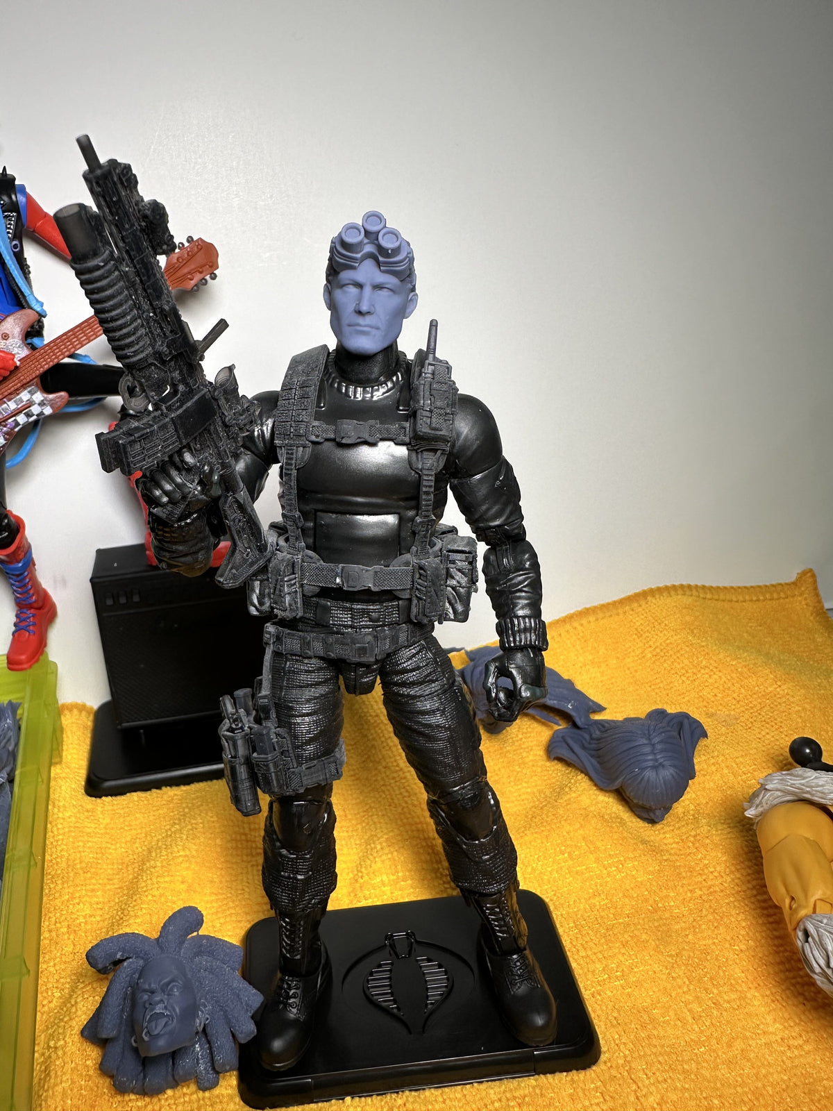 Sam Fisher Splinter Cell Head: 1/12 Scale Unpainted Figure