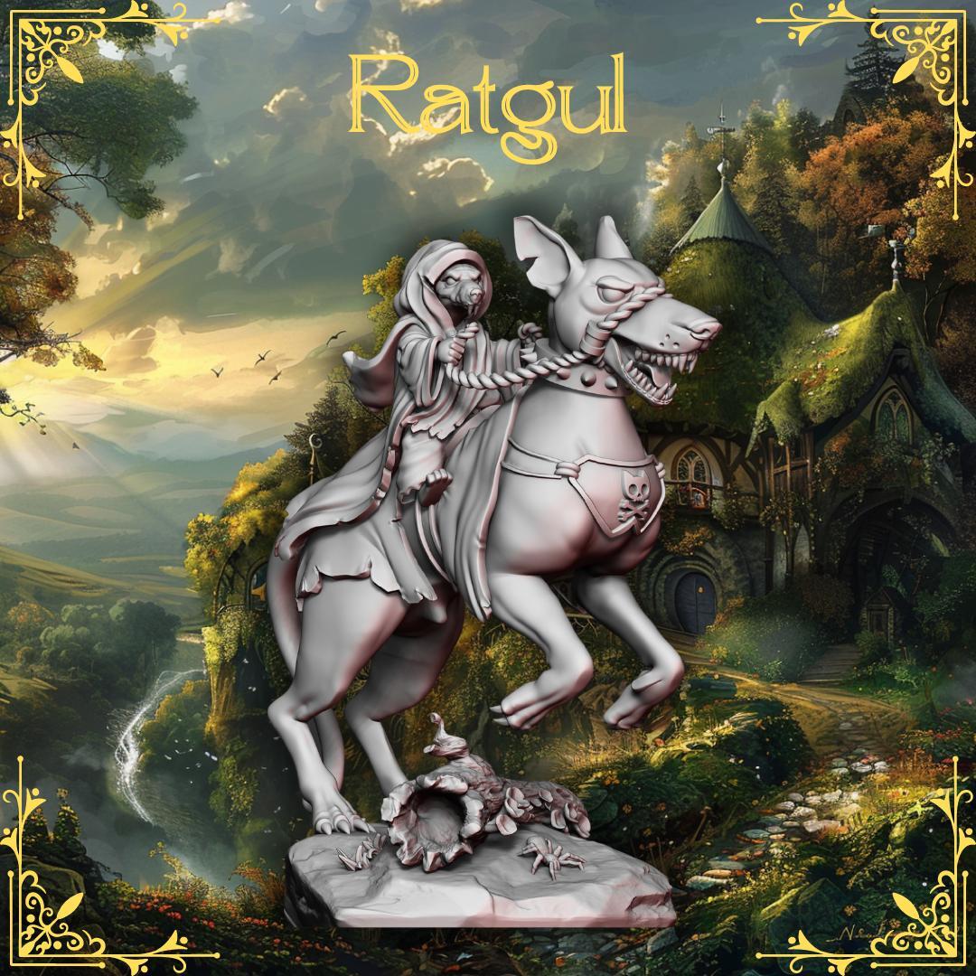 Lord of the Cats -- RATGUL |45mm Mini |LOTR Razgul the Nazgul|