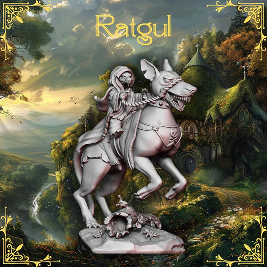 Lord of the Cats -- RATGUL |45mm Mini |LOTR Razgul the Nazgul|