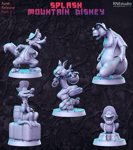 Animated Favorites Vol 1 Full Set DnD Miniature, Tabletop RPG DnD Mini, D&D Fig
