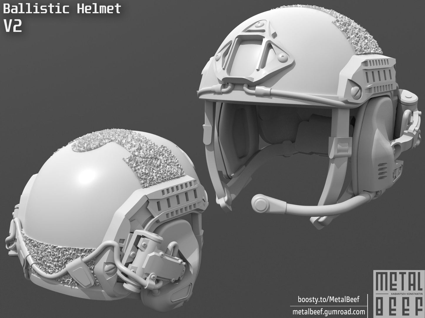 Ballistic Helmet for 6 inch Action Figures: GI Joe, Mezco, Neca, Black Series