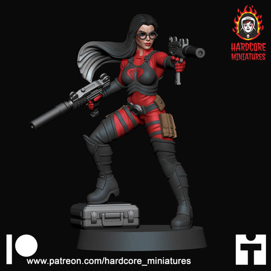 The Dutchess 32mm army builder set 1 3d printed minis tabletop hardcore miniatu