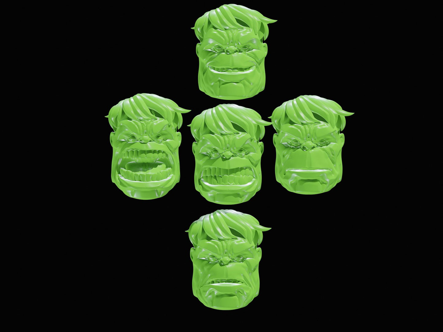 Animated Hulk head sculpt 1:12 6inch classified, GI joe, mezco, Marvel legend,