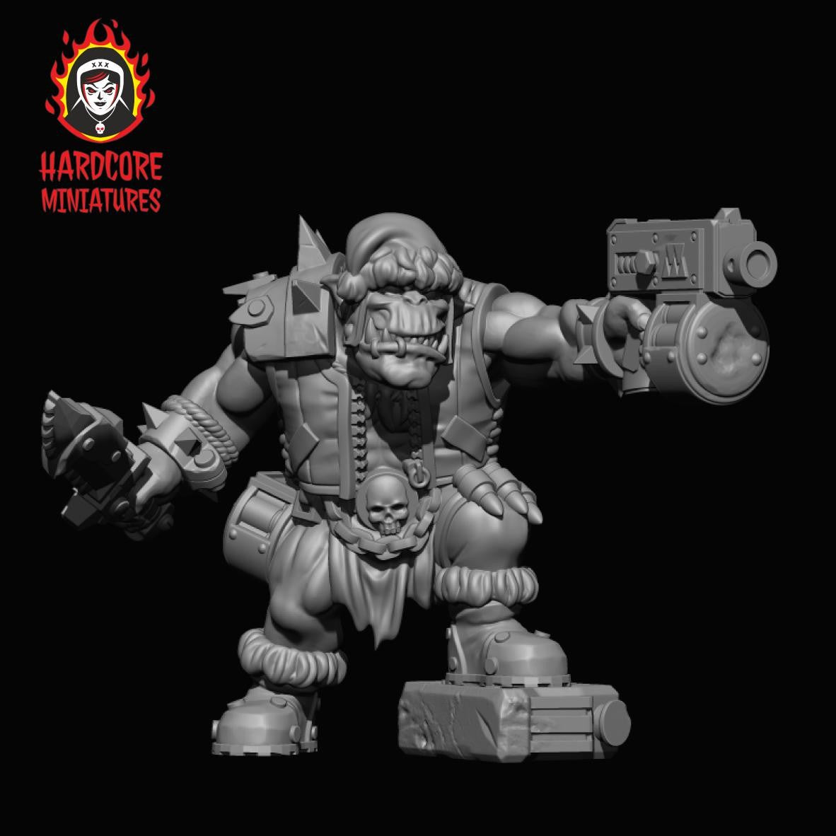 Hardcore Rider ORC : 32mm table top mini army builder