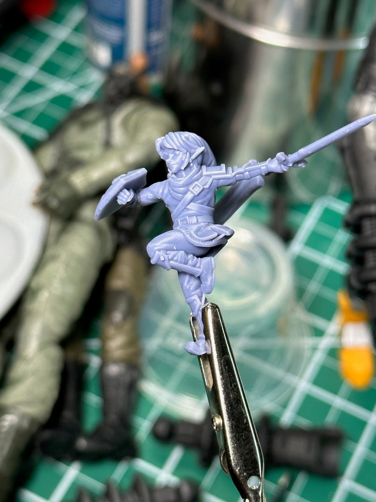 Elven Adventurer - 40mm Miniature | DnD Mini | Superhero Miniature | RN EStudios