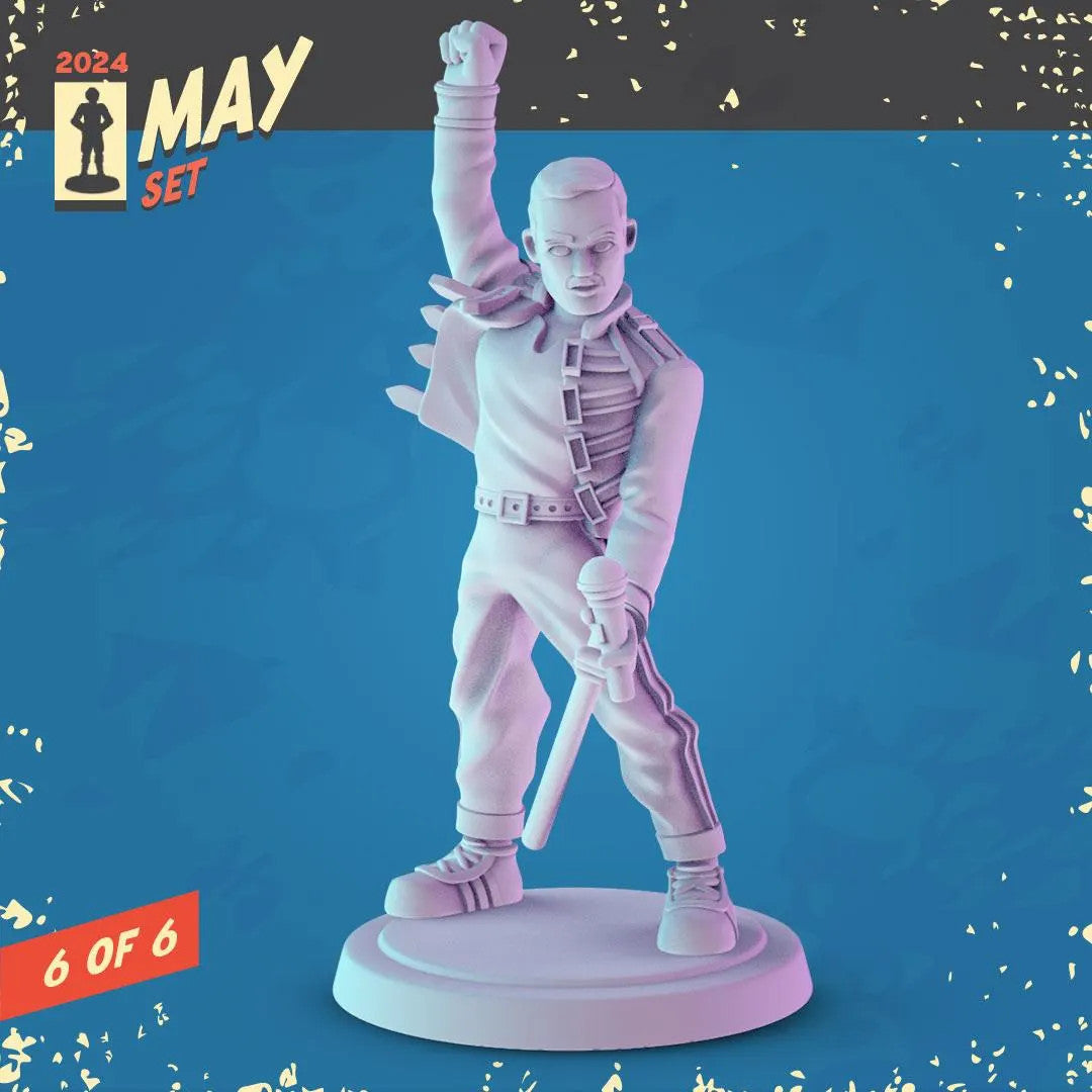Rock Icons 36mm Minis: Tabletop Gaming, DnD, Music Fan Gift