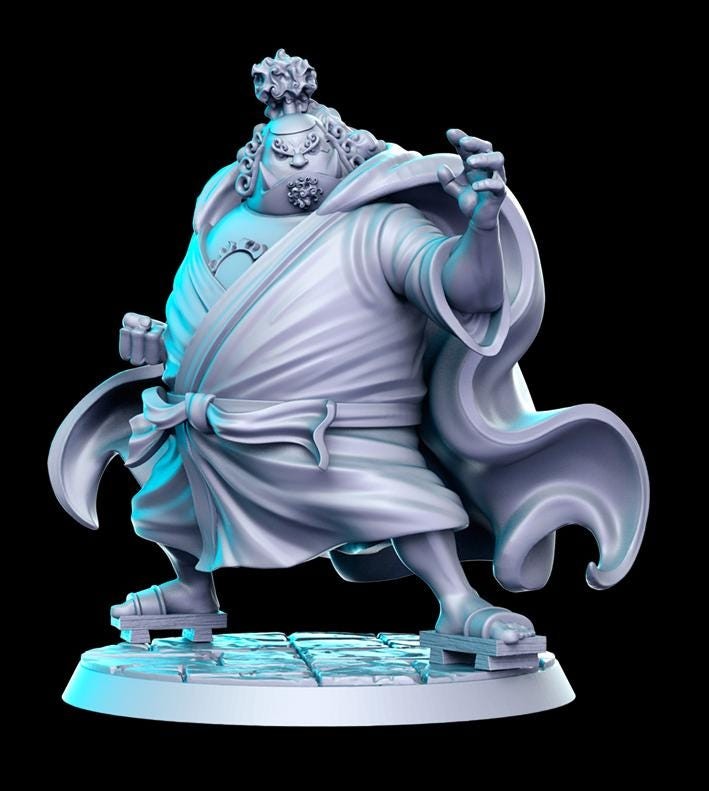 Anime DnD Miniature Set: Fantasy Tabletop RPG Figures, RN Estudio
