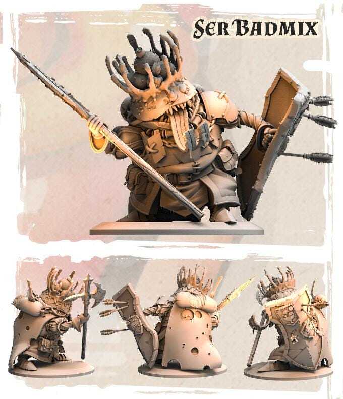 Sir Bad Mix -- Food Fight! tabletop gaming DnD 32mm | 75MM