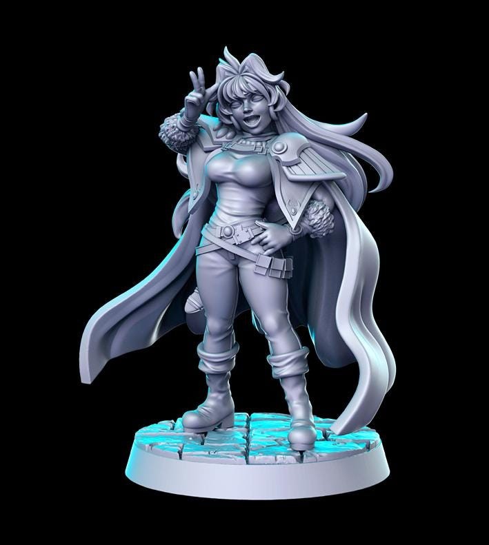 Anime Series Vol 2 Full Set DnD Miniature, Tabletop RPG DnD Mini, D&D Figurines