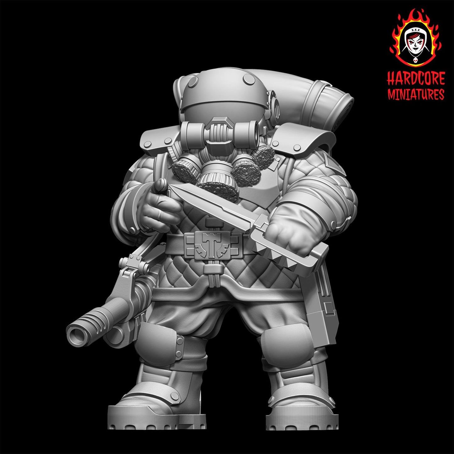 Space Dwarves Veterans Lasers 28mm army builder set 1 3d printed minis tabletop