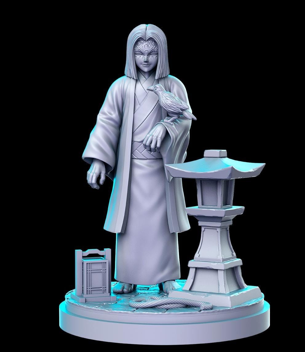 Anime DnD Miniature Set: Fantasy Tabletop RPG Figures, RN Estudio