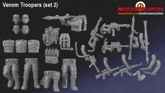 Cobra troopers 28mm army builder set 2 3d printed minis GI Joe tabletop
