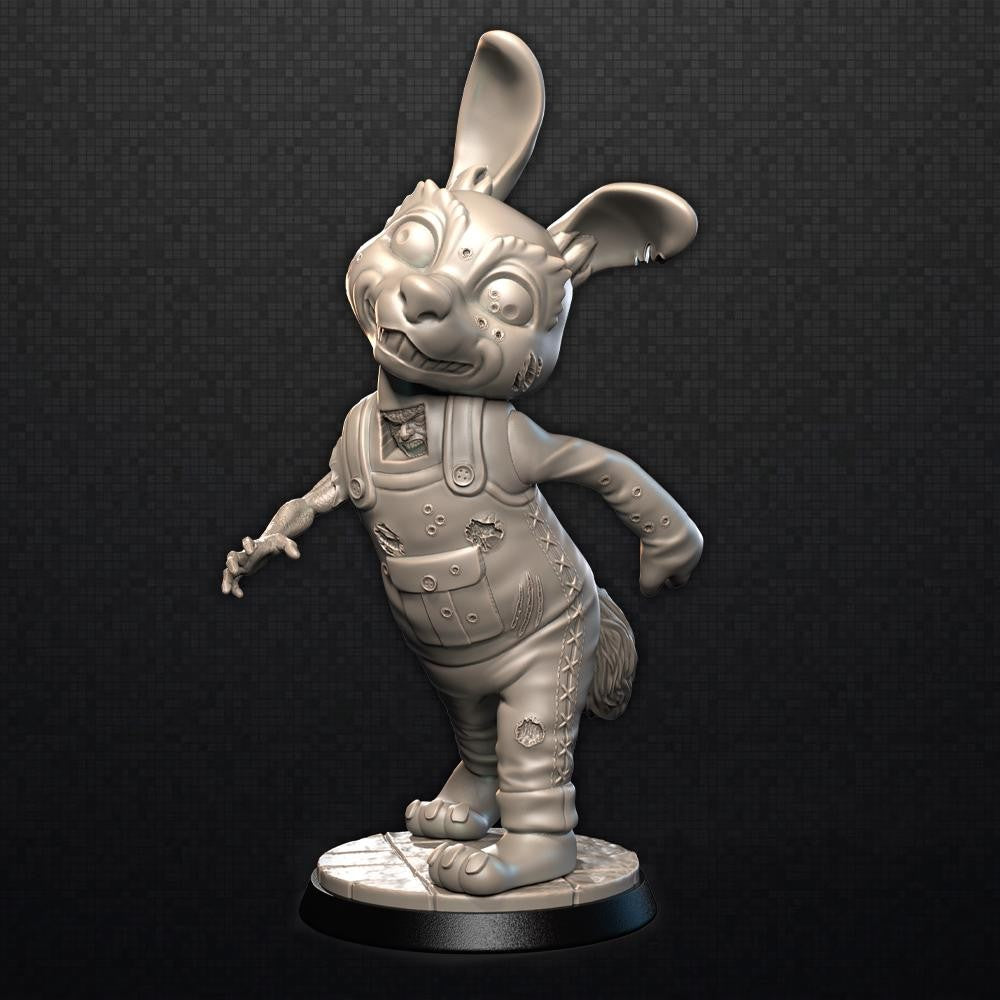 Furry ZOMBIE-CON : The Walking Nerds 32mm gaming miniature