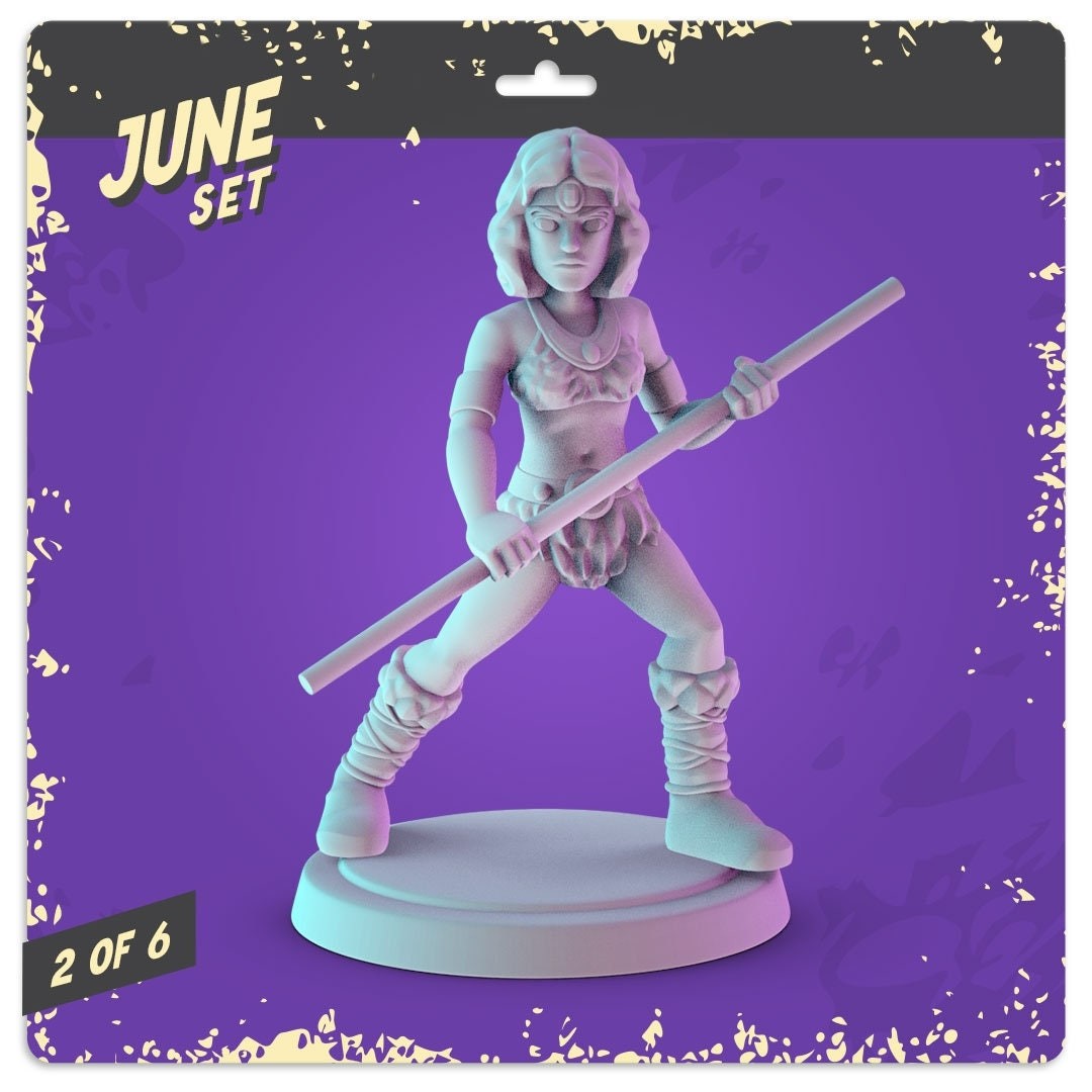 D&D Cartoon Miniatures: 7 x 36mm Diorama Set by Pop Minis