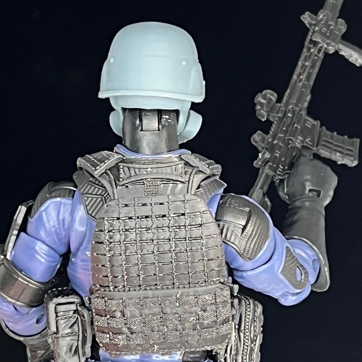 Chemical Trooper Head for 6 inch action figures GI Joe Classified, mezco, neca,