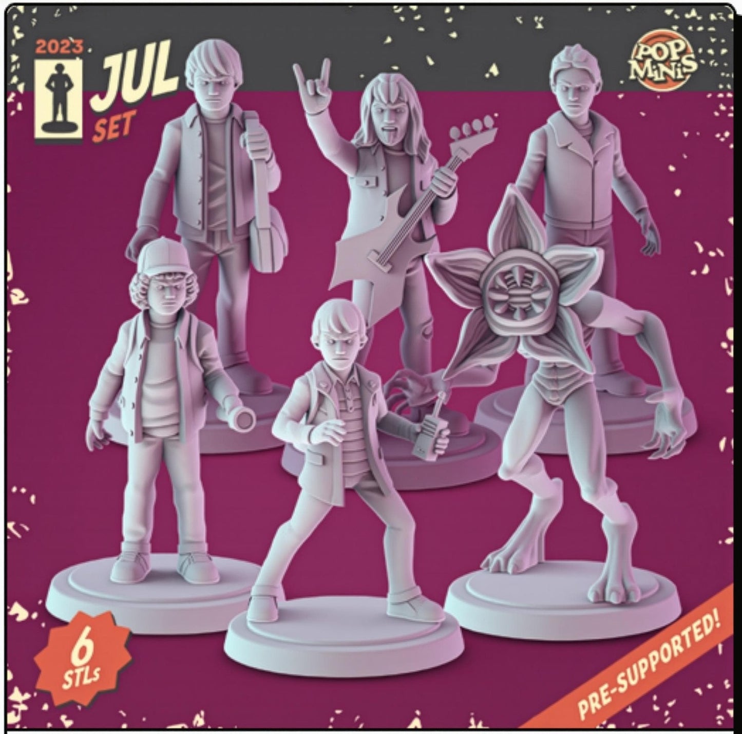 peculiar stuff 2 Miniatures - complete set 6 x 34mm Dioramas, tabletop RPGs. Dn