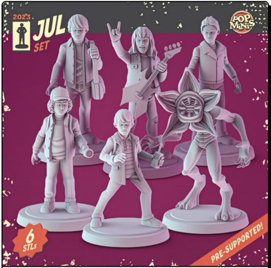 peculiar stuff 2 Miniatures - complete set 6 x 34mm Dioramas, tabletop RPGs. Dn