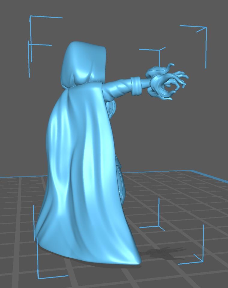 HeroQuest female Mage - Miniatures Unpainted 32mm Dungeons and Dragons