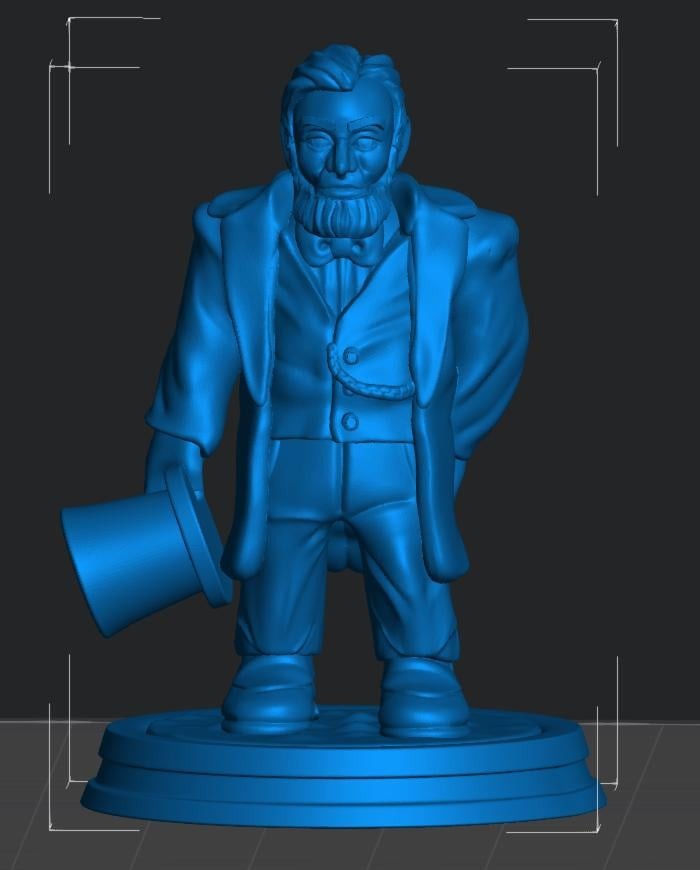 union Abraham Lincoln American Civil War Set DnD Miniature, Tabletop RPG, Figur
