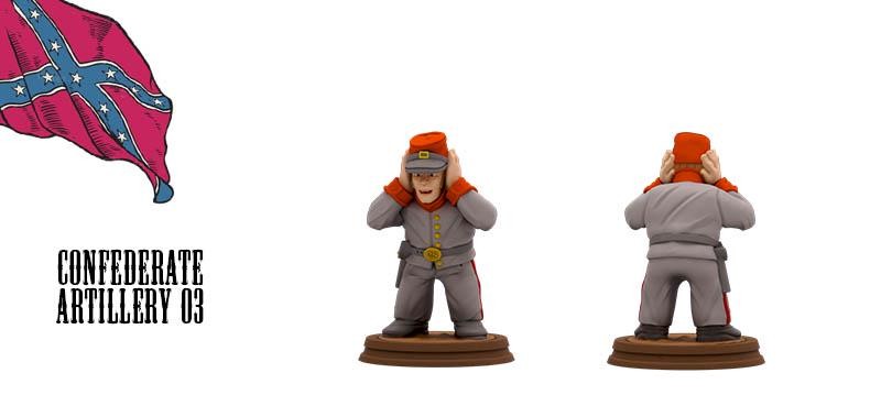 Confederate cannon Artillery American Civil War Set DnD Miniature, Tabletop RPG