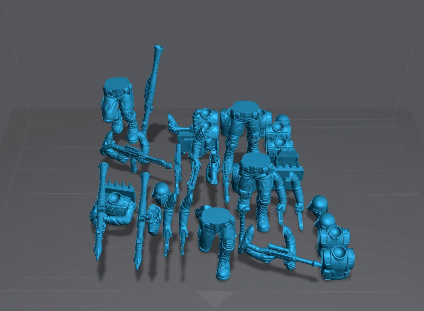 Cobra troopers 28mm army builder set 2 3d printed minis GI Joe tabletop