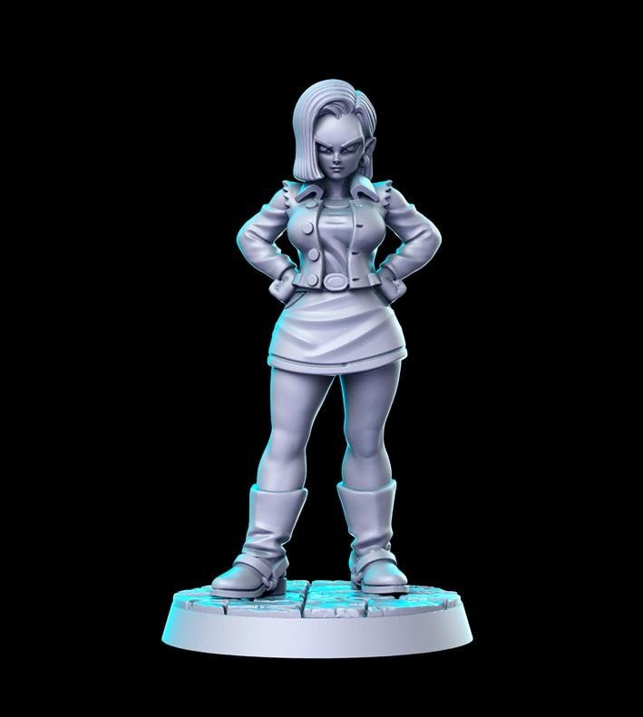 Anime Series DnD Miniature Set: Fantasy Tabletop RPG Figures