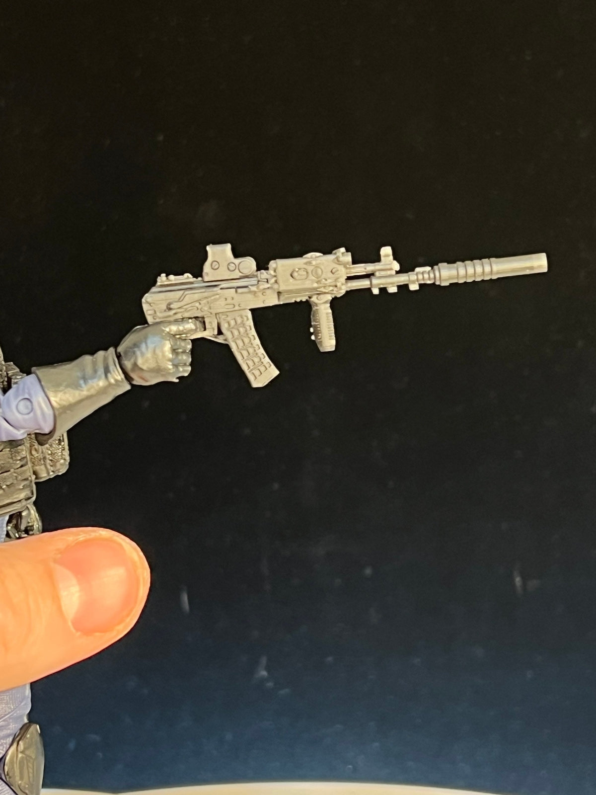 3d Printed AK-12 set Eotech bayonet 1:12 6" GI Joe Classified/Marvel Legen