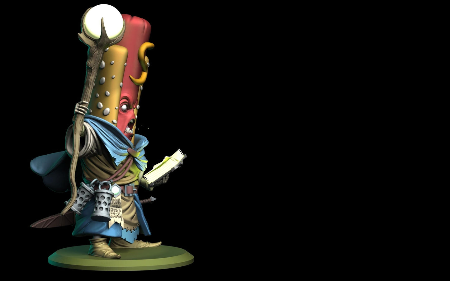 Hot Dog Necromancer--Food Fight! tabletop gaming DnD 32mm | 75MM