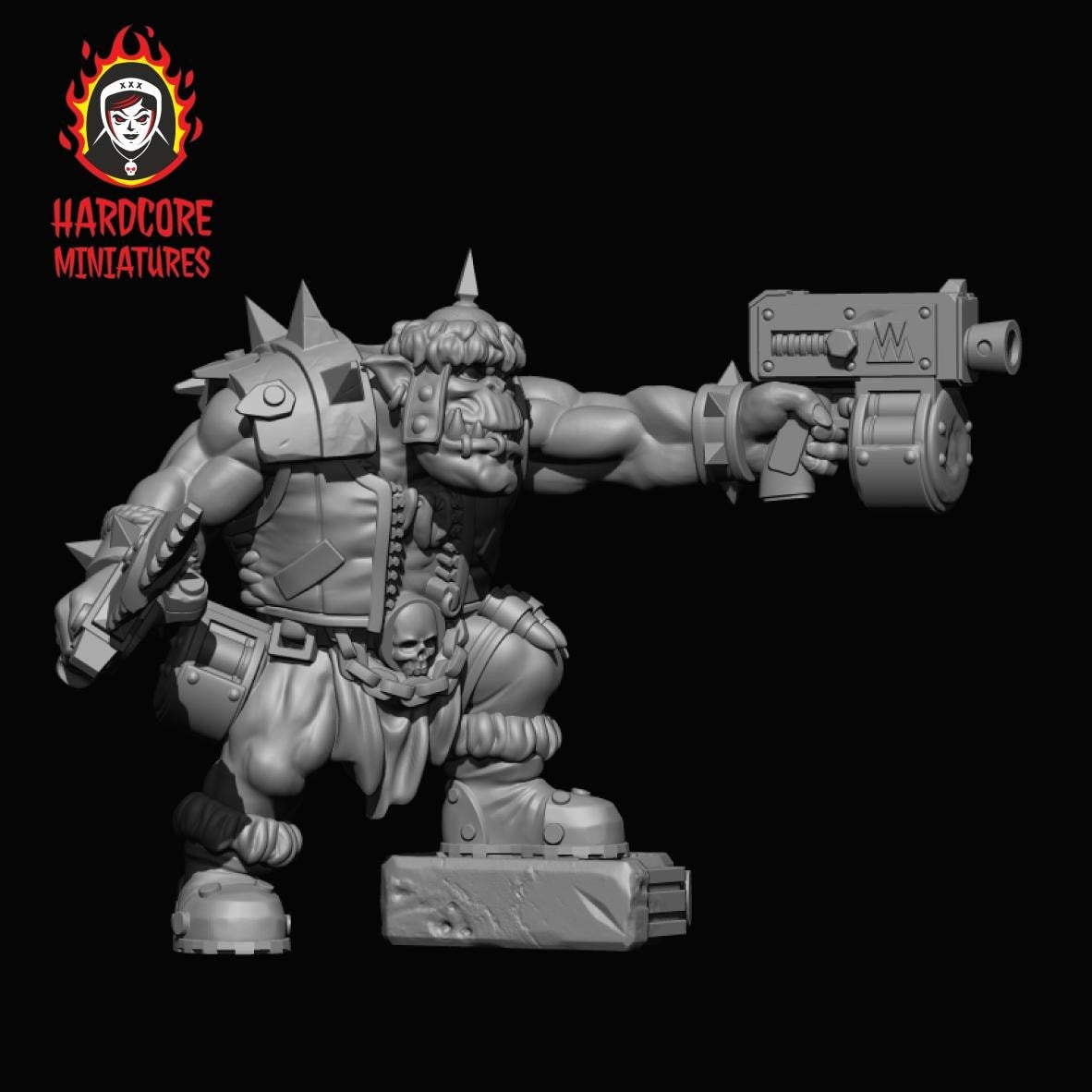 Hardcore Rider ORC : 32mm table top mini army builder