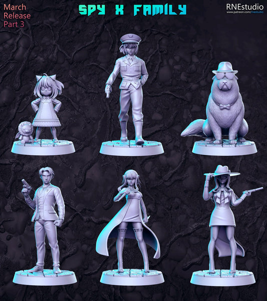 Anime Series Full Set DnD Miniature, Tabletop RPG DnD Mini, D&D Figurines, Fant