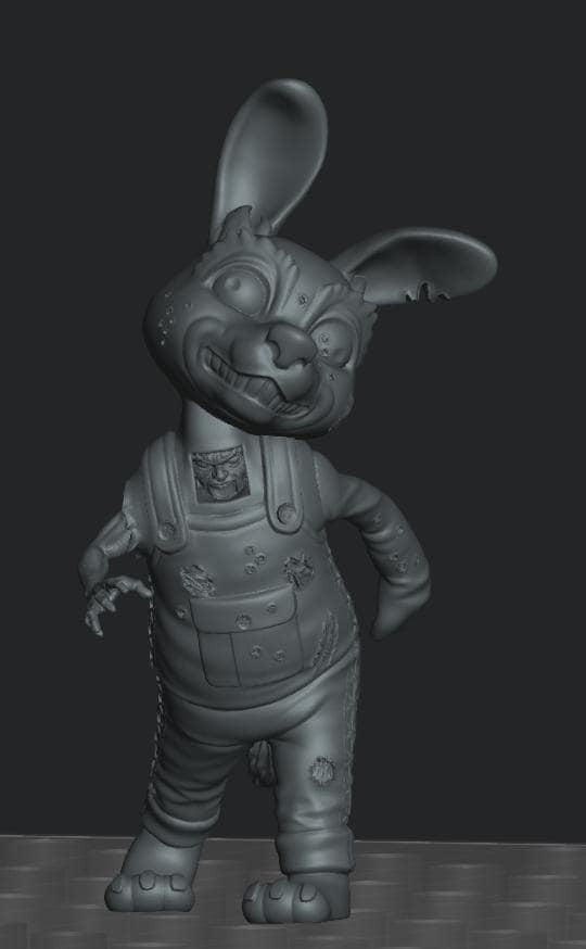 Furry ZOMBIE-CON : The Walking Nerds 32mm gaming miniature