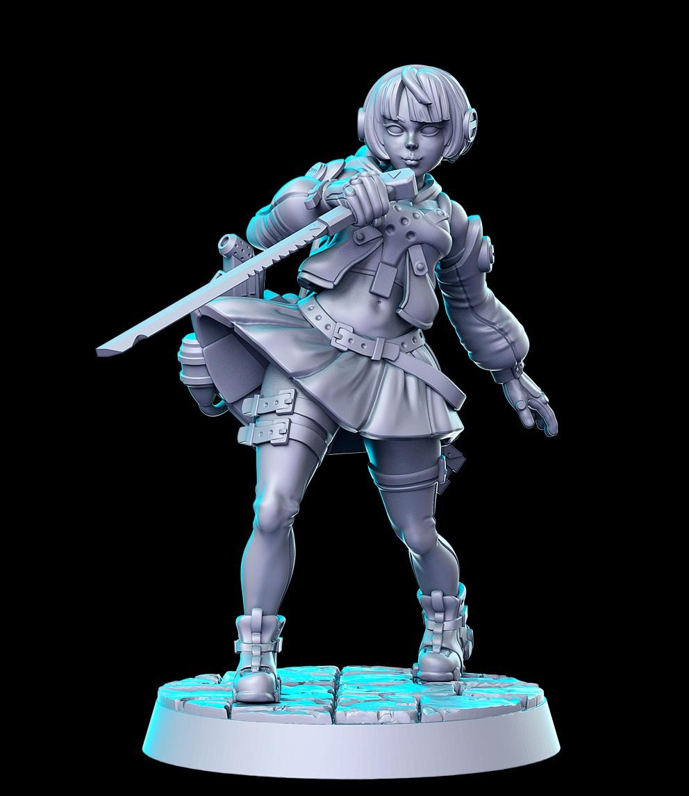Anime Series Vol 24 Full Set DnD Miniature, Tabletop RPG DnD Mini, D&D Figurine