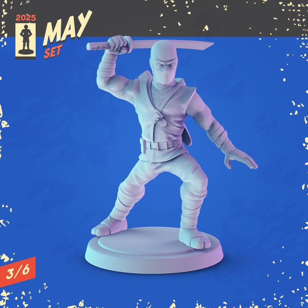 GI Joe 34mm Minis tabletop gaming, DnD Snake eyes | Destro | Scarlet | Cobra Co