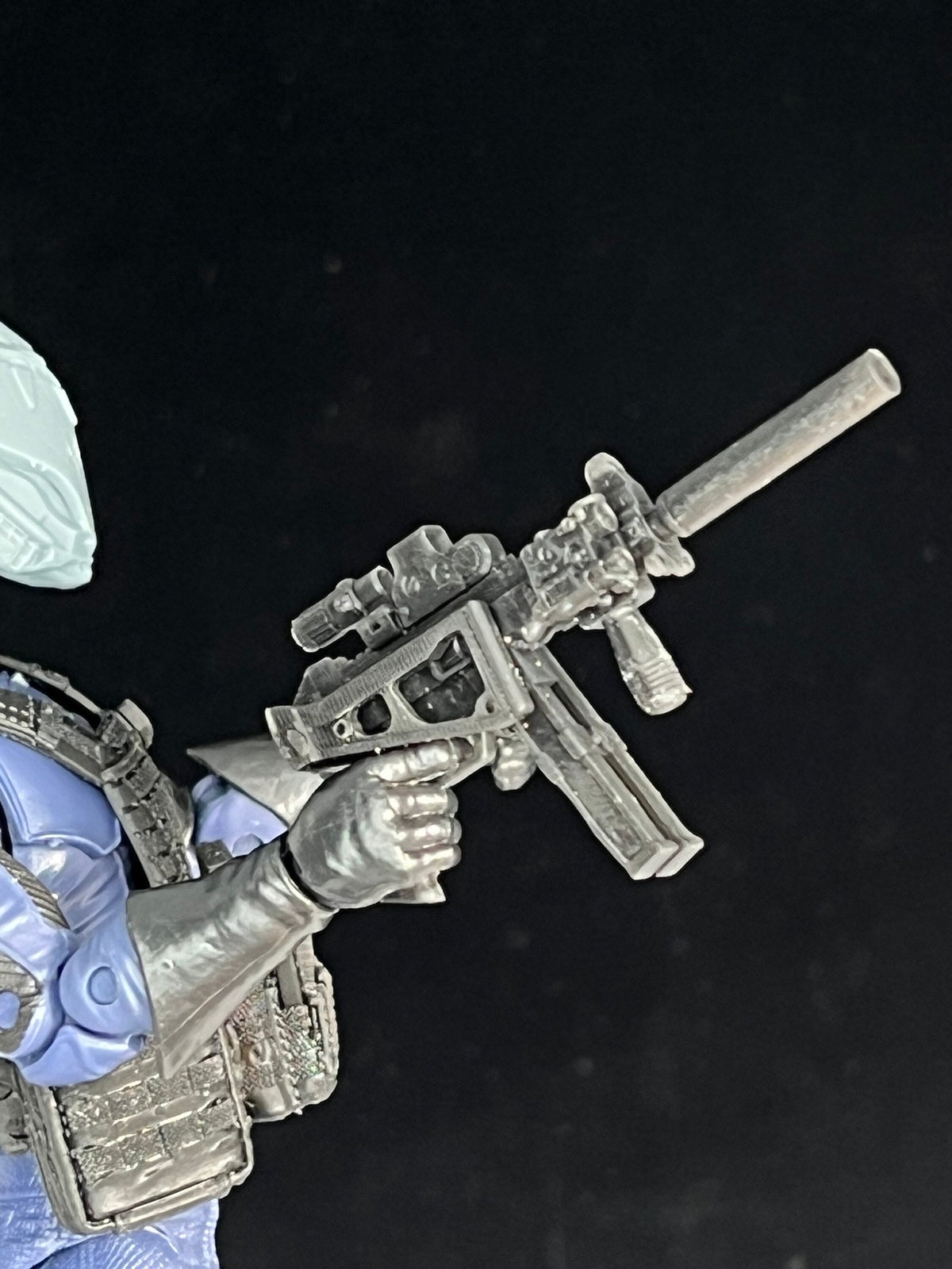 1/12 UMP 45 Suppressed Assault Rifle SMG 1:12 Scale Toy Accessory GI Joe Classi
