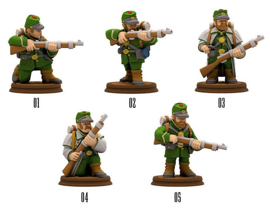 Union sharpshooters American Civil War Set DnD Miniature, Tabletop RPG, D&D Fig
