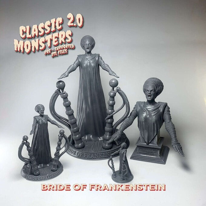Bride of Frankenstein | Miniature | Heroes & Beasts | Classic Movie Monsters |
