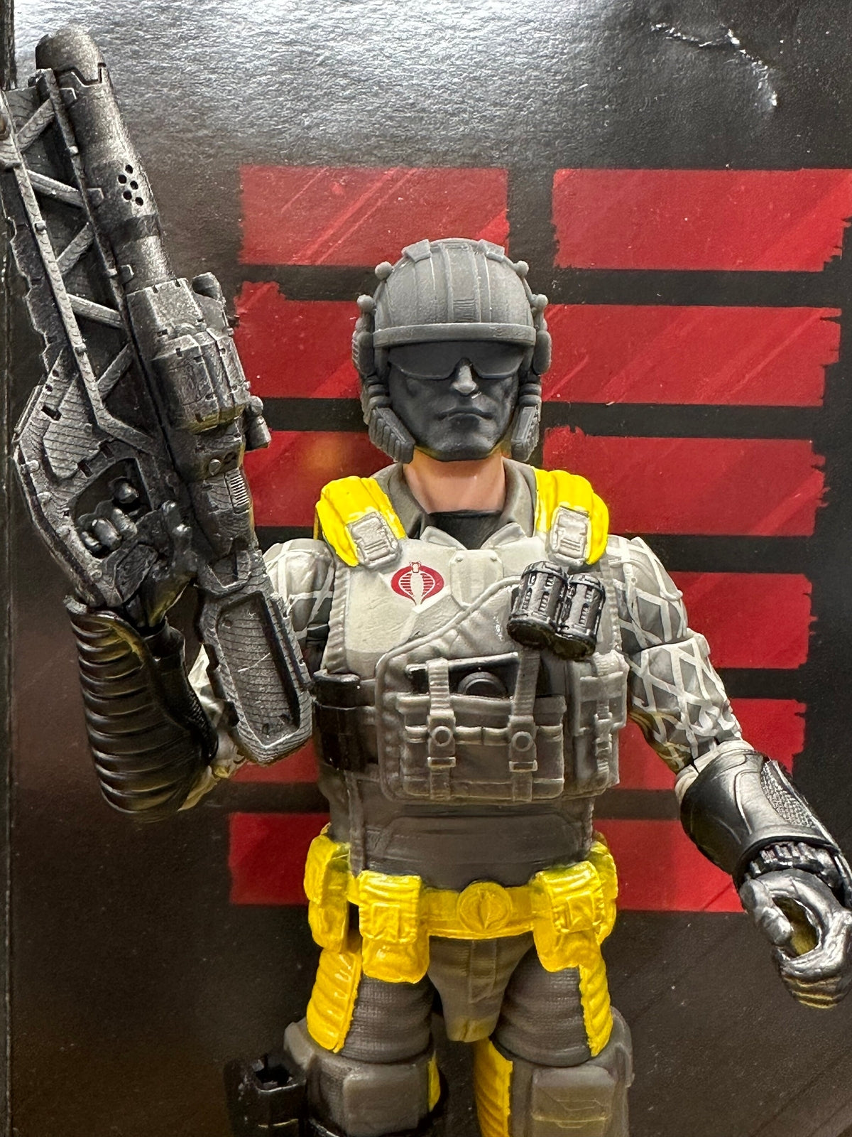 Tele viper trouble bubble G.I. Joe 1:12 head sculpt 3d printed resin