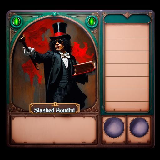 SLASHED HOUDINI -- Arkham's Nightmare DnD 32mm lovecraft horror SLASH
