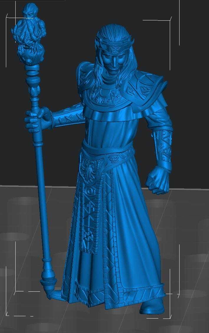 ACOLYTE LUCKY - Arkham's Nightmare DnD 32mm lovecraft horror Loki