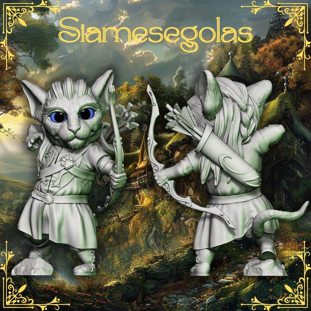 Lord of the Cats -- Siamesegolas |45mm Mini |LOTR Legolas|