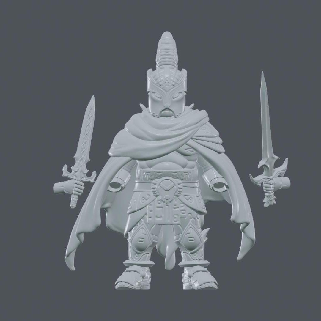 Black Knight : 32mm table top mini army builder DND Lego