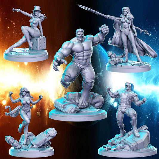 Marvel Superhero | RN Estudio Marvel Crisis Protocol 40mm mini Colossus | Hulk