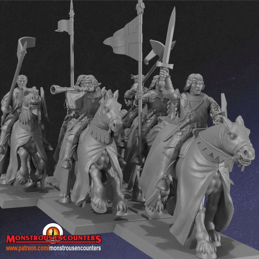 Breton Knight Errants Unit 28mm army builder bretonnia oldhammer