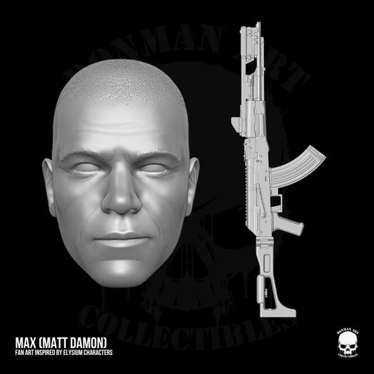 Elysium Max Matt Damon Set 1:12 Toy Accessory custom action figures.